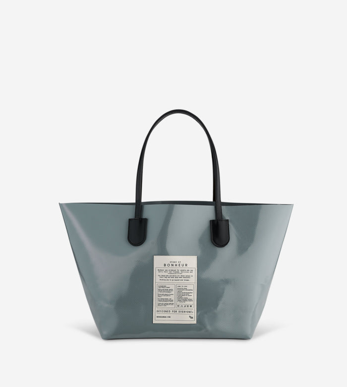 Bonheur PolyPop Cool Gray Tote Bag