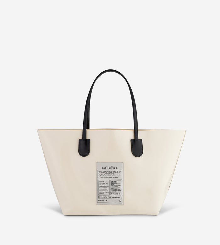 Bonheur PolyPop Vanılla Cream Tote Bag