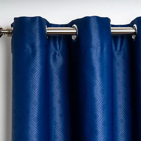 Bonprix Alan Symonds Diamond Pair Of Blackout Eyelet Curtains