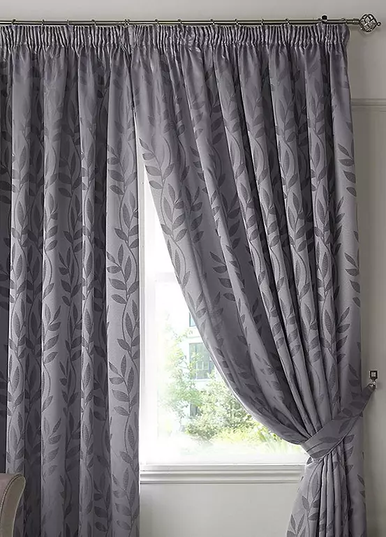 Bonprix Alan Symonds Tivoli Jacquard Lined Pair Of Pencil Pleat Curtains