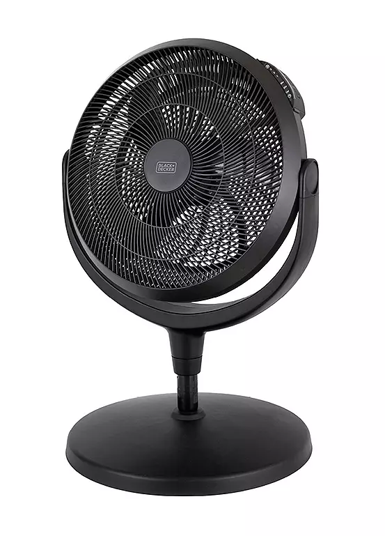 bonprix Black and Decker BXFP51001GB 3-in-1 High Velocity Pedestal Fan with 3 Speeds 16in 55W - Black
