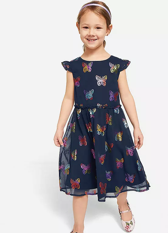 bonprix Butterfly Chiffon Dress