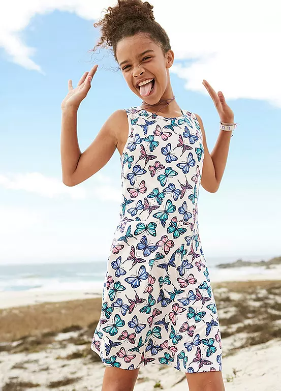 bonprix Butterfly Print Dress
