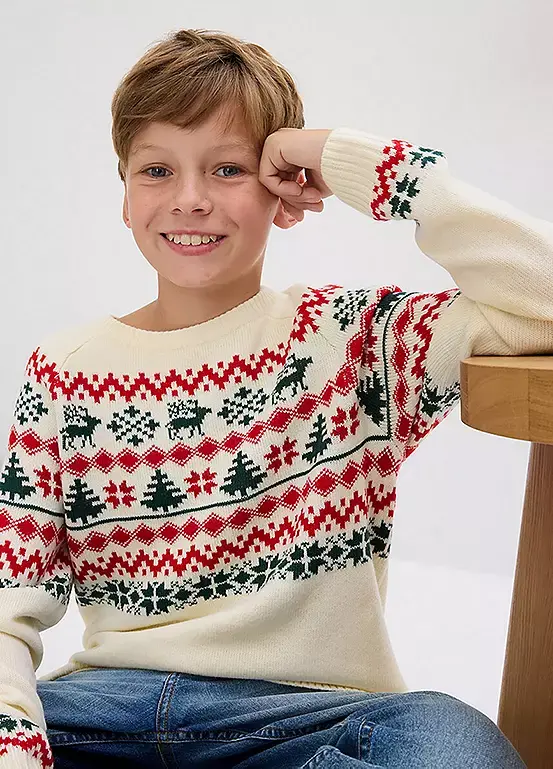 Bonprix Christmas Fair Isle Jumper