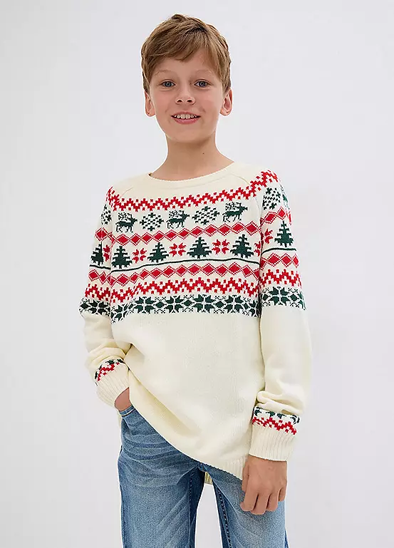 bonprix Christmas Fair Isle Jumper
