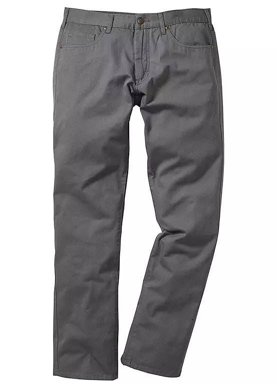 Bonprix Classic Cut Cotton Trousers