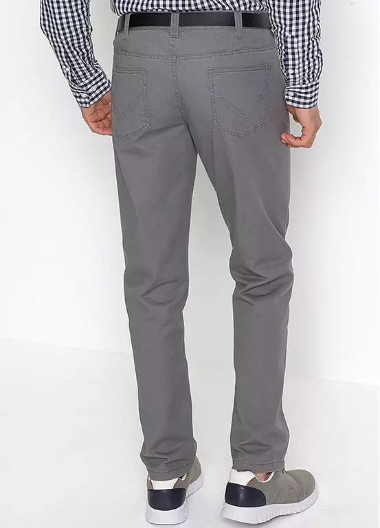 Bonprix Classic Cut Cotton Trousers