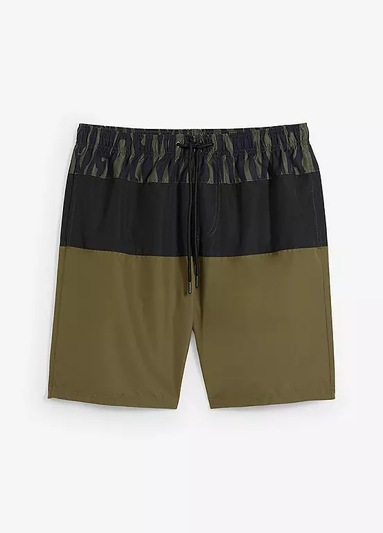 Bonprix Colour Block Swim Shorts
