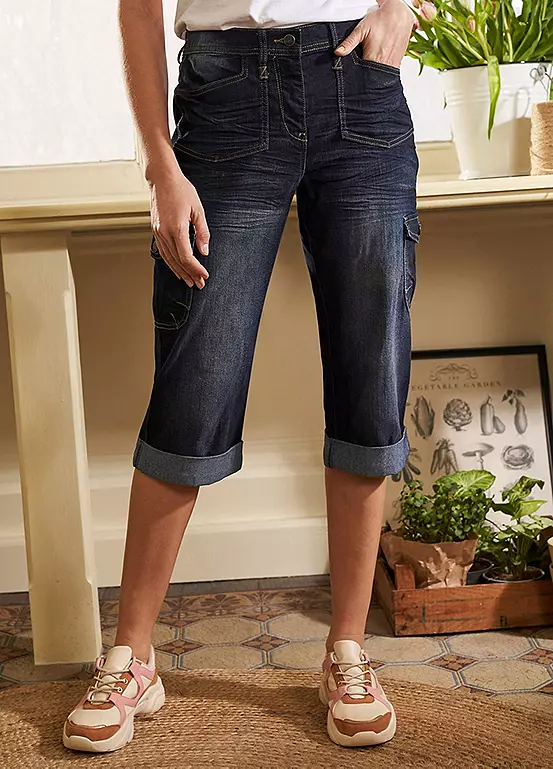 Bonprix Cropped Cargo Jeans