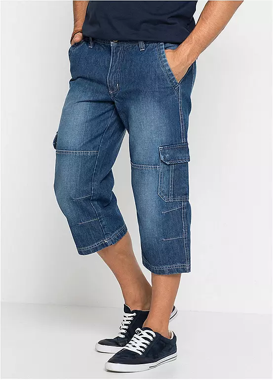 bonprix Cropped Cargo Jeans