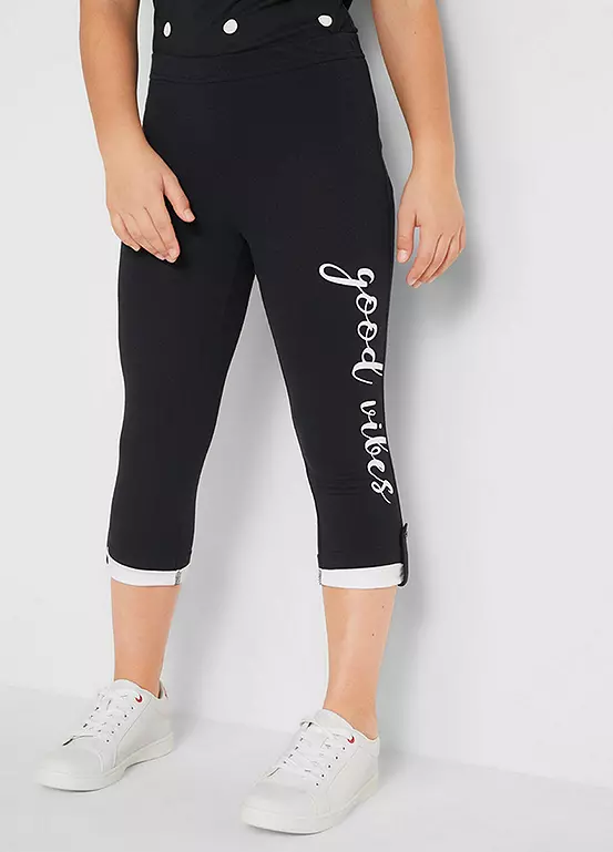 bonprix Cropped Stretch Leggings
