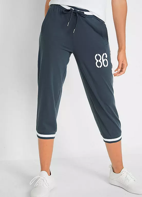 bonprix Cropped Tracksuit Bottoms