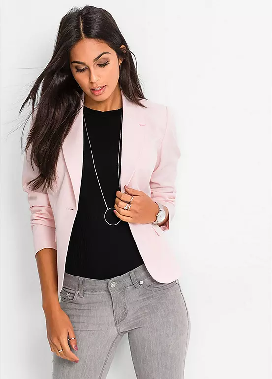 bonprix Cropped Work Blazer