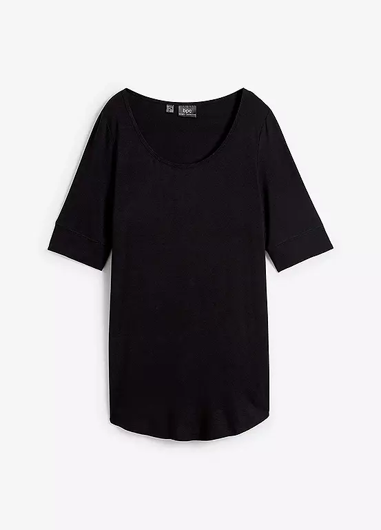Bonprix Curved Hem T-Shirt