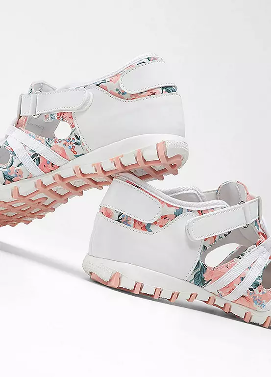 Bonprix Cut-Out Floral Trainers
