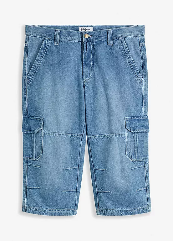 Bonprix Denim Cargo Jean Shorts