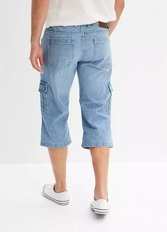 Bonprix Denim Cargo Jean Shorts
