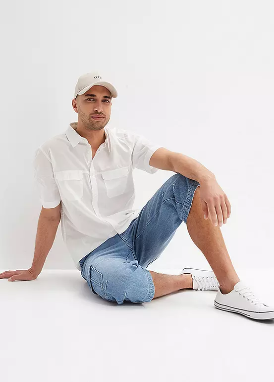 Bonprix Denim Cargo Jean Shorts