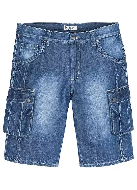 Bonprix Denim Cargo Shorts