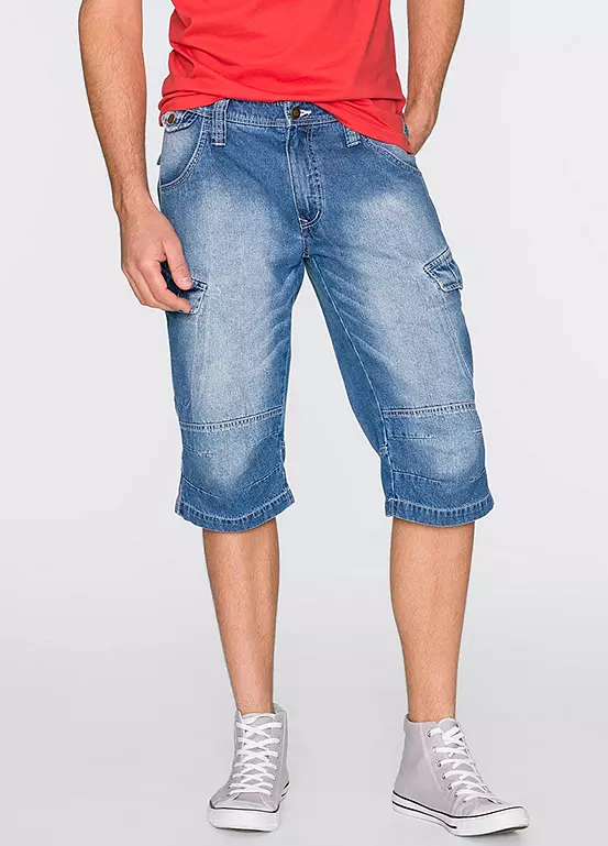 bonprix Denim Cargo Shorts