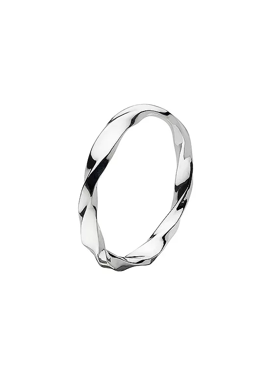 bonprix Dew Sterling Silver Twist Ring