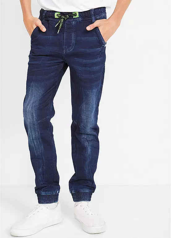 bonprix Drawstring Jersey Jeans