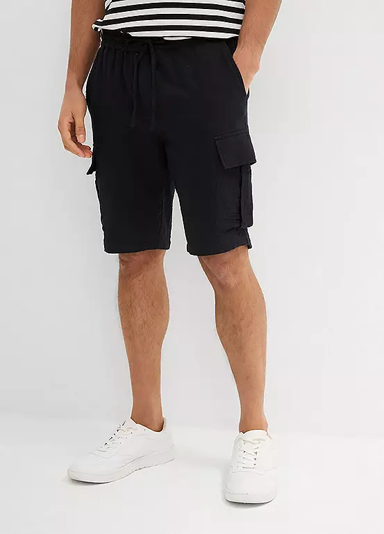 bonprix Elasticated Waist Bermuda Shorts