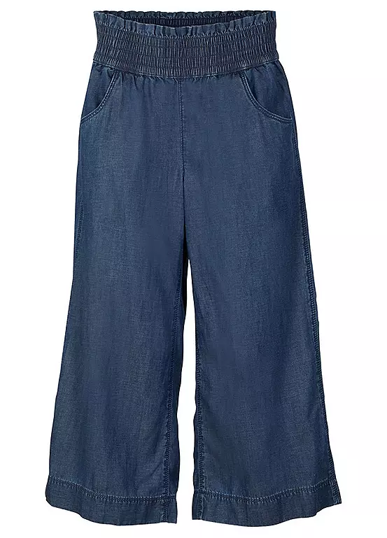 Bonprix Elasticated Waist Wide Leg Culottes