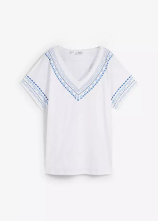 Bonprix Embroidery Print T-Shirt