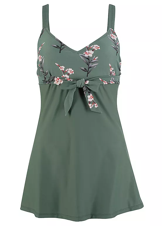 Bonprix Floral Detail Swim Dress