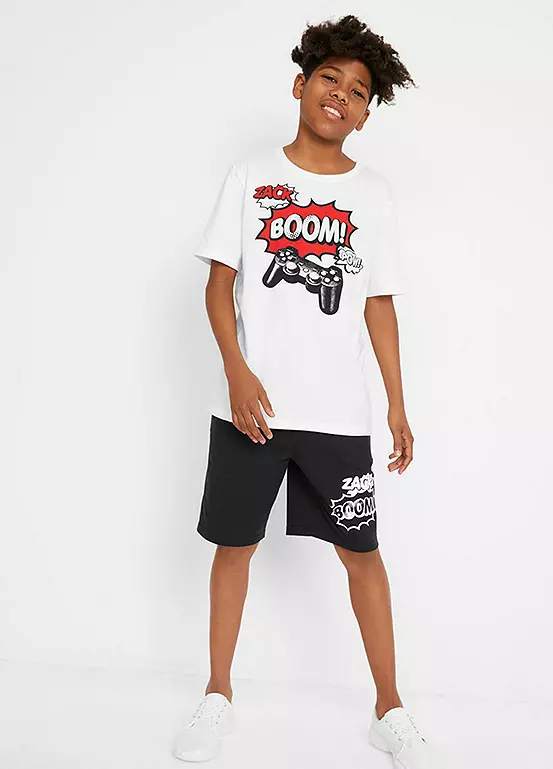 bonprix Gaming T-Shirt & Shorts