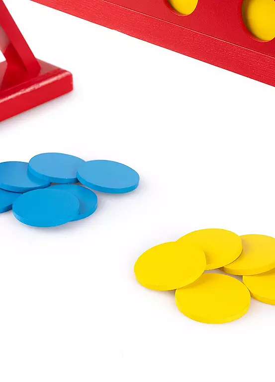 Bonprix Grasshopper Games Wooden 4 In A Row Game