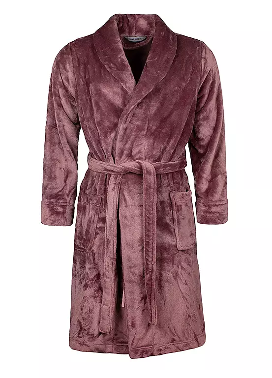 bonprix Heat Holders Ladies Mauve Dressing Gown
