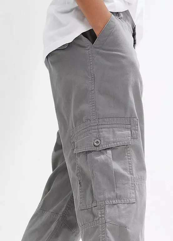 Bonprix Kids Cropped Cargo Trousers