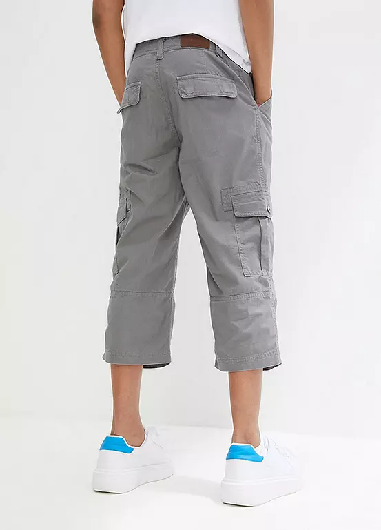 Bonprix Kids Cropped Cargo Trousers