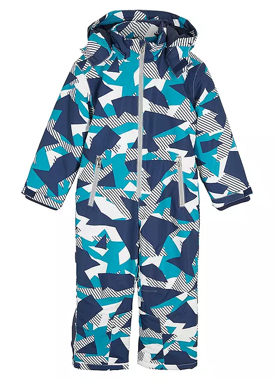 Bonprix Kids Detachable Hood Waterproof Snowsuit
