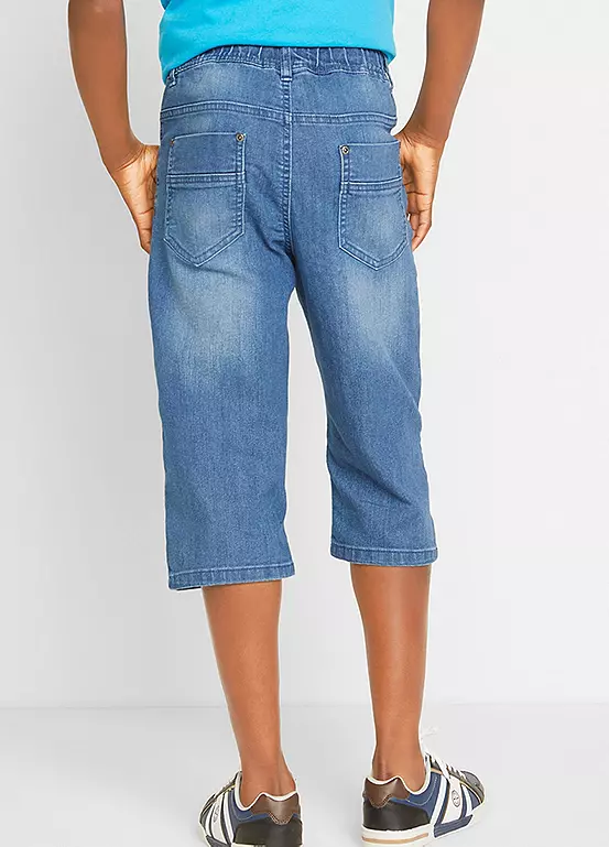 Bonprix Kids Drawstring Denim Shorts
