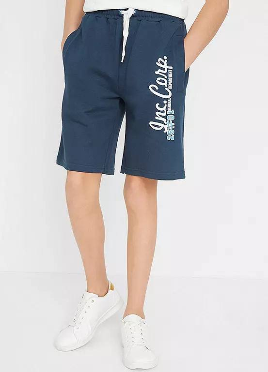 bonprix Kids Elasticated Organic Cotton Shorts