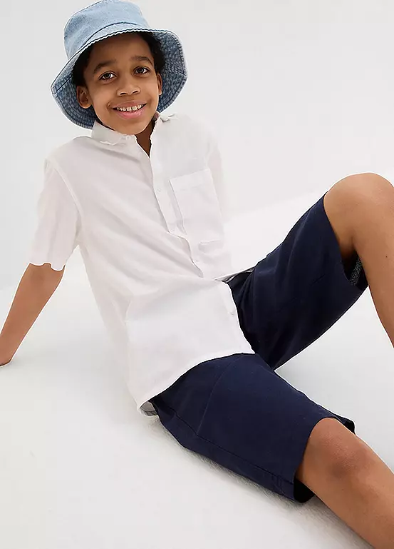 Bonprix Kids Linen Mix Pull-On Shorts