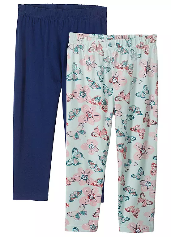 bonprix Kids Pack of 2 Cropped Leggings