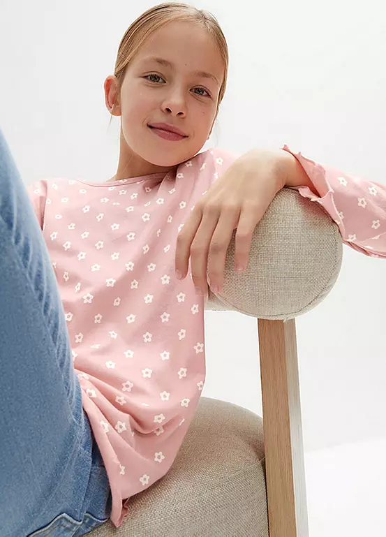 Bonprix Kids Pack Of 3 Long Sleeve Tops