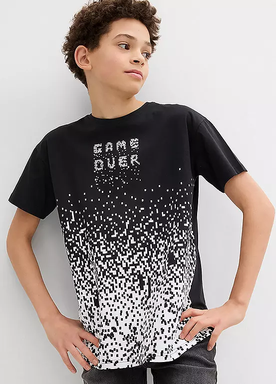 bonprix Kids Pixar Game Over Short Sleeve T-Shirt