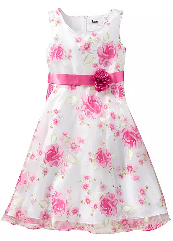 Bonprix Kids Printed Skater Dress