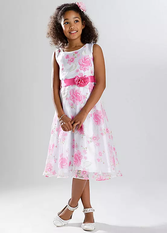 bonprix Kids Printed Skater Dress