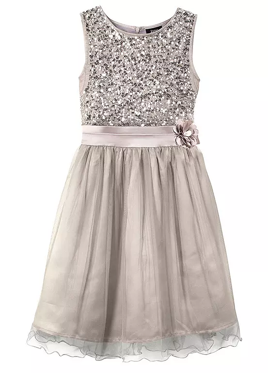 Bonprix Kids Satin Embellished Dress