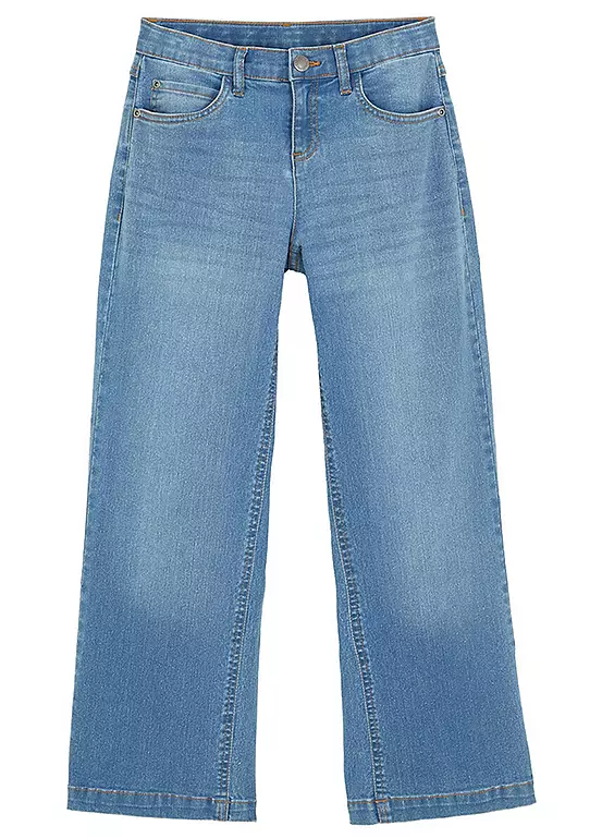 Bonprix Kids Wide Leg Denim Jeans