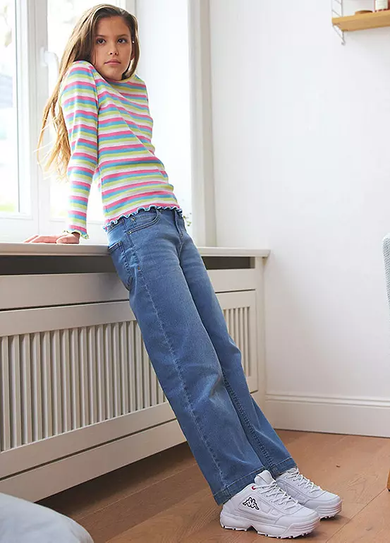 Bonprix Kids Wide Leg Denim Jeans