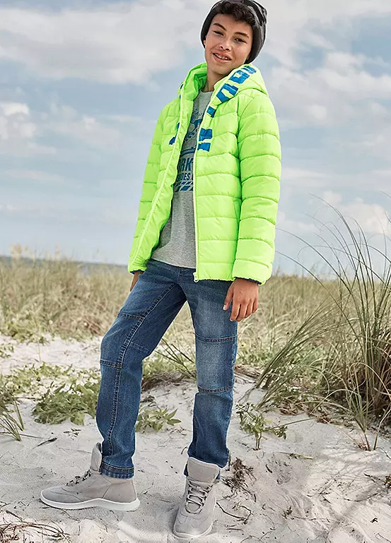 Bonprix Kids Zip Button Fastening 5-Pocket Jeans