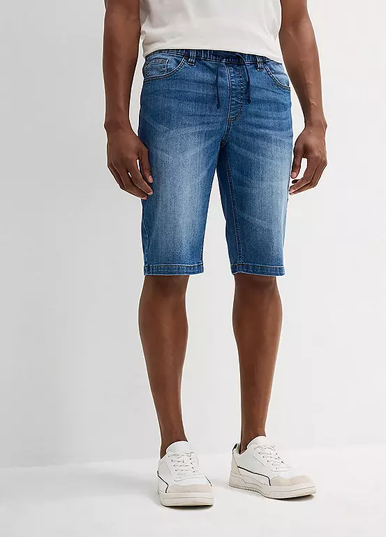 bonprix Knee Length Denim Shorts
