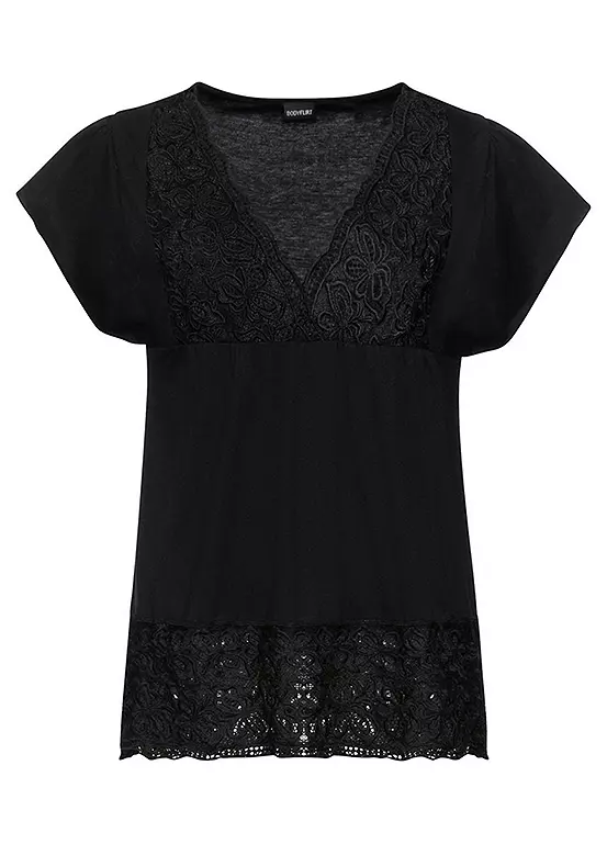 Bonprix Lace Trim Tunic
